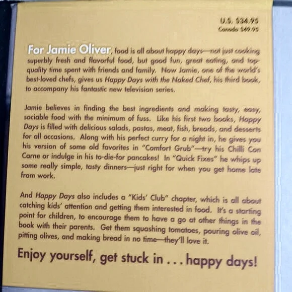 Happy Days with the Naked Chef Hardcover First US Edition October 9, 2002 - Picture 9 of 12